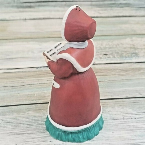 Vintage 1993 Lady Daphine Hallmark Cards Christmas Ornament Porcelain Bell - Picture 3 of 4